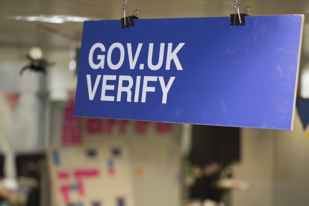 GOV.UK Verify office banner.